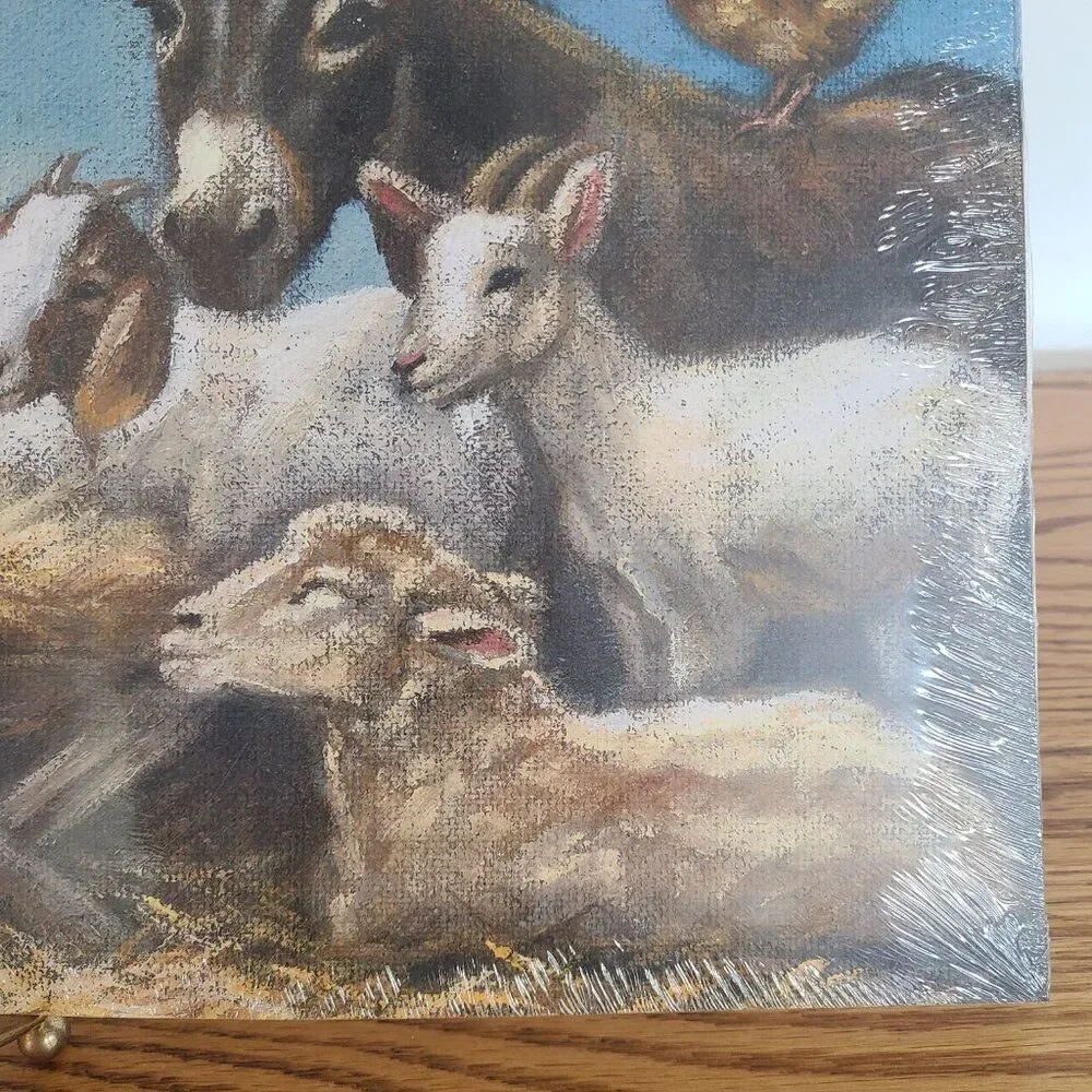 Primitives By Kathy Pad of 24 Paper Placemats Pad Nativity NWT